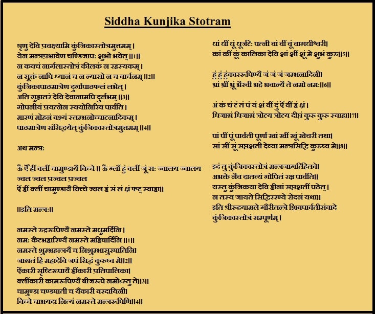 Siddha-Kunjika-Stotram-in-Hindi